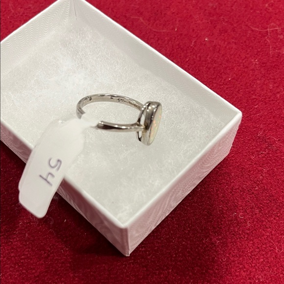 925 Silver Opal Ring - Picture 3 of 3